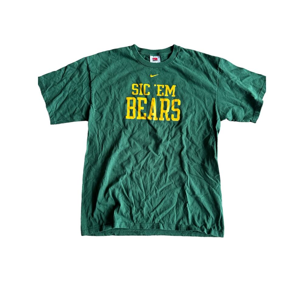 Nike NCAA Baylor Bears Green Large Spirit Wear Tshirt